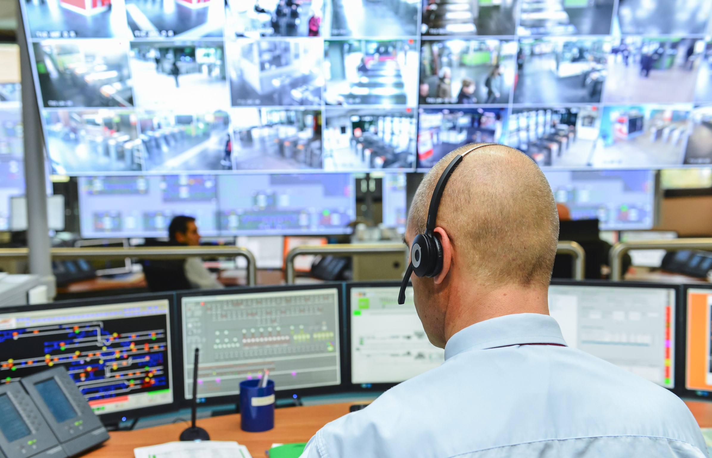 GTMKBN Poste gardien vidéo, grand angle avec zoom & lecteur NFC